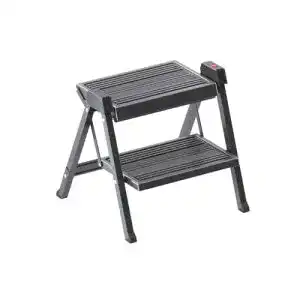 Hailo Stepfix Klappleiter 4410001 – 2-stufige Sicherheitsleiter der 3. Generation