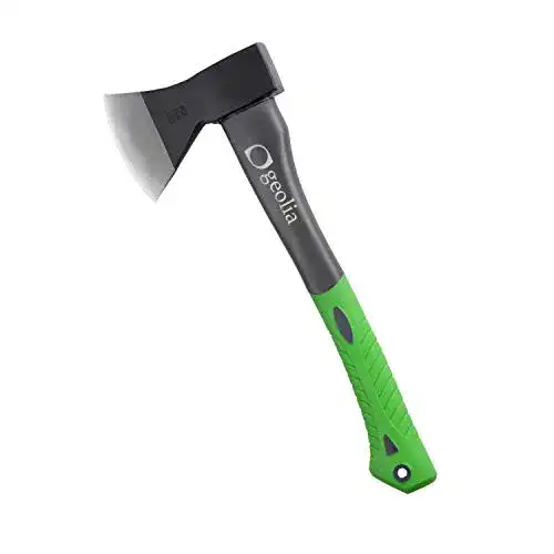 Spaltaxt von Geolia mit Fiberglasstiel und Stahlkopf, 0,8 kg