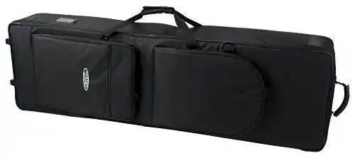 Keyboardtasche Classic Cantabile mit Rollen 129 cm schwarz
