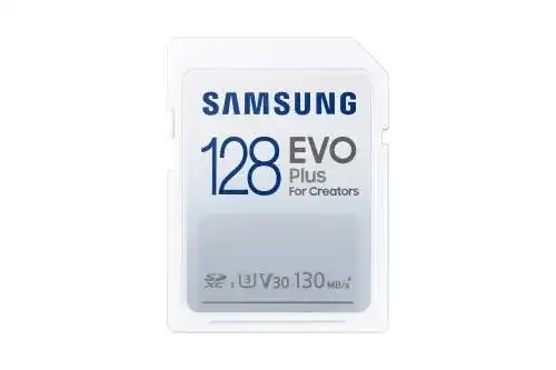 Samsung EVO Plus SDXC Karte 128 GB UHS-I für Digitalkameras