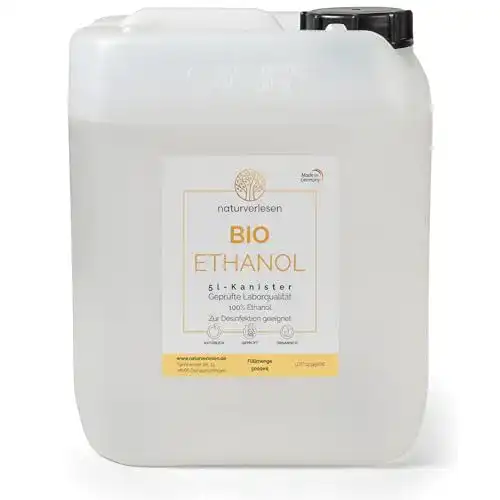 Bioethanol naturverlesen 5l – 100% geprüfte Laborqualität