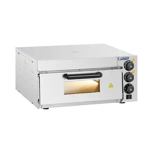 Elektrischer Pizzaofen Royal Catering RCPO-2000-1PE mit Schamotte-Pizzasteinen