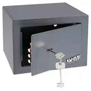 Wandtresor HMF 49216-11 – Kleiner Safe mit Schlüssel für Wertsachen