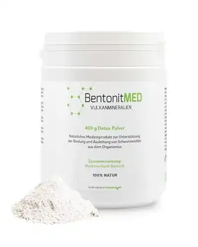 Bentonit MED Premium Vulkanmineralien für Detox und Darmreinigung