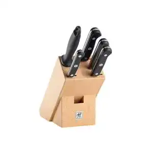 Zwilling Messerblock Gourmet 6-teilig aus Edelstahl