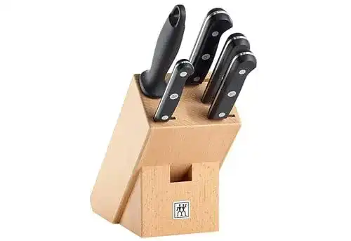 Zwilling Messerblock Gourmet 6-teilig aus Edelstahl