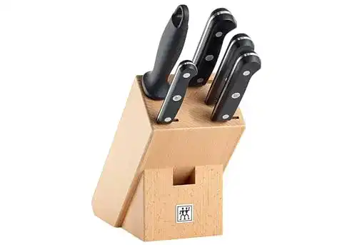 Zwilling Messerblock Gourmet 6-teilig aus Edelstahl