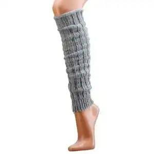 Beinwärmer für Damen und Mädchen aus Alpakawolle – 1 Paar