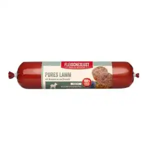 Fleischeslust Classic Pures Lamm Hundefutter mit Hirse, 5er Pack