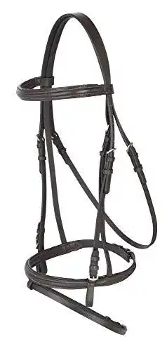 Trensenzaum Covalliero Kerbl 321179 aus Leder für Kaltblut in Braun