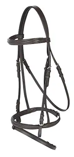 Trensenzaum Covalliero Kerbl 321179 aus Leder für Kaltblut in Braun