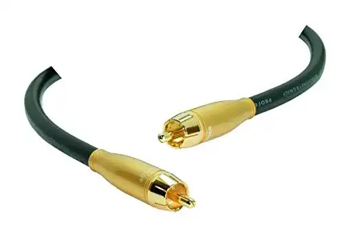 Audiokabel Sunshinetronic 2,5m – Digital Koaxialkabel mit 4-fach Abschirmung
