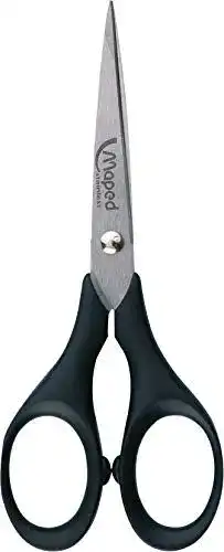 Schere Maped M681700 Precise 13 cm mit Klingenschutz schwarz