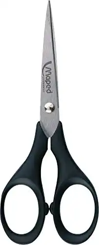Schere Maped M681700 Precise 13 cm mit Klingenschutz schwarz