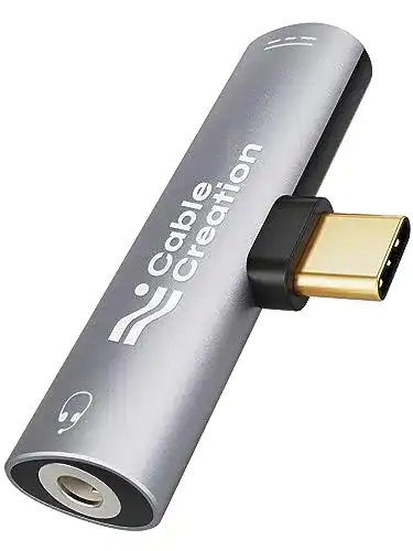 USB-C-Klinke-Adapter von CableCreation für Audio und Aufladung