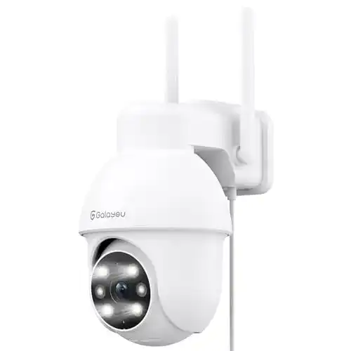 Dome-Kamera Galayou 2K Überwachungskamera für den Außenbereich mit WLAN