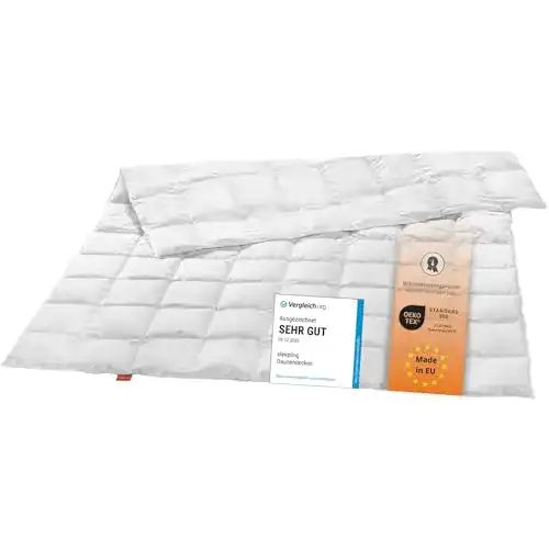 Daunendecke sleepling 194629 – Leichte Sommerbettdecke aus Baumwolle
