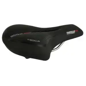 Wittkop Medicus Twin 1.0 Fahrradsattel mit Gel Polsterung für Damen und Herren