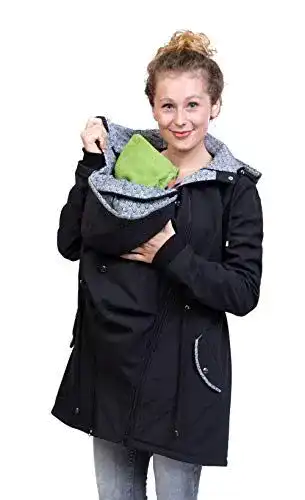 Tragejacke Damen Viva La Mama 4in1 Tragejacke PINA für Schwangerschaft und Babytragen
