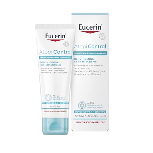 Eucerin AtopiControl Gesichtscreme für empfindliche Haut, 50 ml