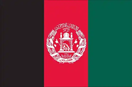 Afghanistan-Flagge 160 g/m² mit Doppelsicherheitsnaht