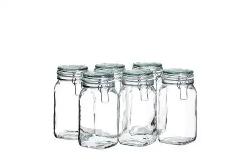 Vorratsgläser MÄSER Gothika 1,45 l im 6er Set für vielseitige Anwendungen