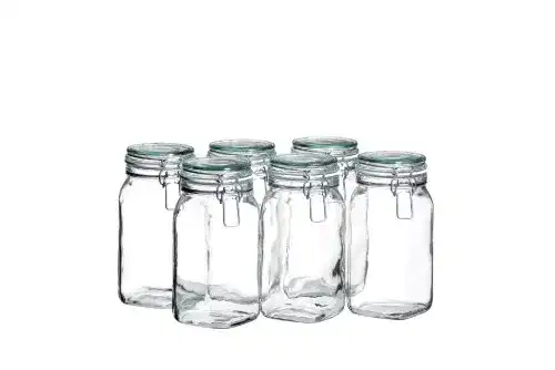 Vorratsgläser MÄSER Gothika 1,45 l im 6er Set für vielseitige Anwendungen