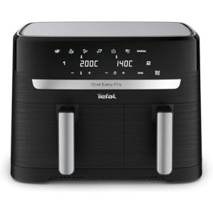 Heißluftfritteuse Tefal Dual Easy Fry mit Grillfunktion und 8,3 L Kapazität