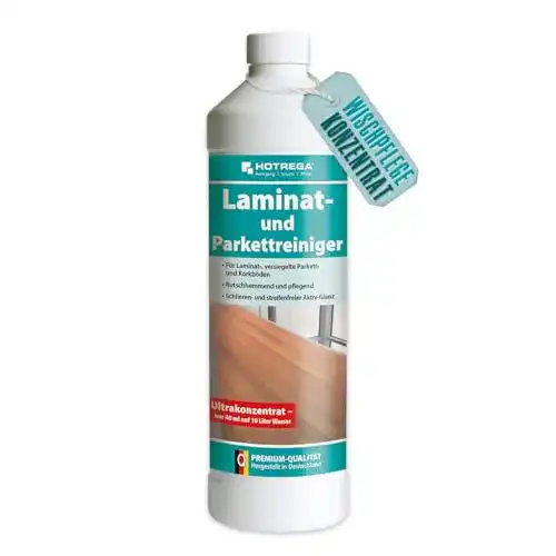 Laminatreiniger von Hotrega für Laminat und Parkett