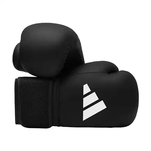 Adidas Hybrid 25 Boxhandschuhe für Einsteiger, Schwarz, 12 oz
