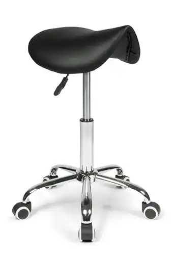 Rollhocker Dunimed ergonomischer Sattelhocker für flexibles Sitzen