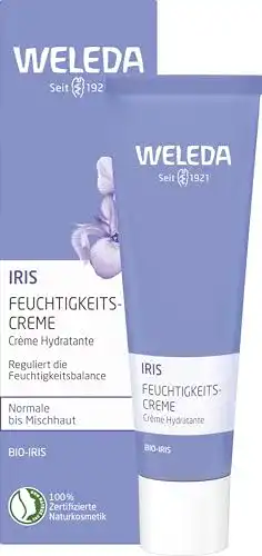 Feuchtigkeitscreme Weleda Bio Iris für normale und Mischhaut