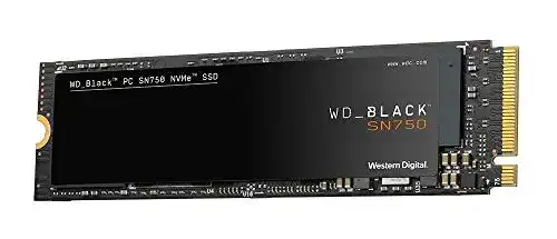 M.2-SSD 256 GB Western Digital WD Black SN750 NVMe interne Festplatte