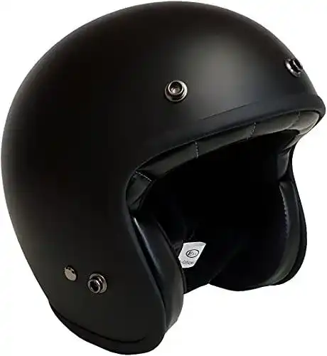 Bores Gensler Classic Jethelm in Schwarz Matt, Größe L (59/60)