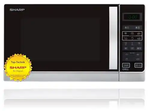 Sharp R642INW 2-in-1 Mikrowelle mit Grillfunktion