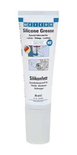 Silikonfett Weicon 85 g Schmierstoff für Ventile und Armaturen