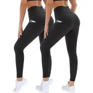 Sportleggings Ddobb 2er Pack Damen im High Waist Design