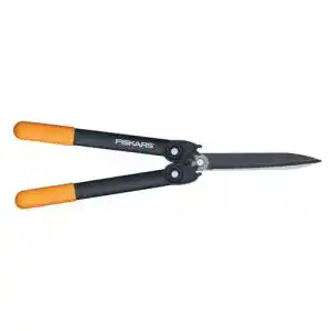 Fiskars PowerGear II Getriebe-Heckenschere für Hecken und Sträucher
