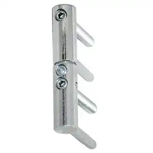 Keymet Türbänder Einbohrbänder Silber 20 mm Nylonbuchse OTLAV