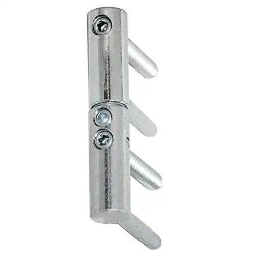 Keymet Türbänder Einbohrbänder Silber 20 mm Nylonbuchse OTLAV