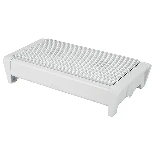Tellerwärmer Brabantia 477164 mit 2 Kerzen in Weiß