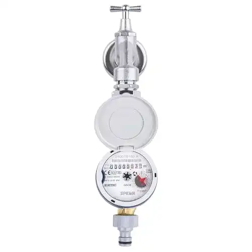 Bmeters SPEWA Zapfhahnzähler für Gartenwasser Geeichte Wasseruhr