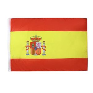 Spanische Flagge 90×60 cm aus Polyester für Innen und Außen