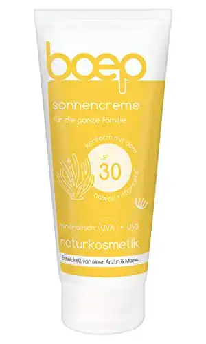 Mineralische Sonnencreme boep LSF 30 für Babys, Kinder und Erwachsene