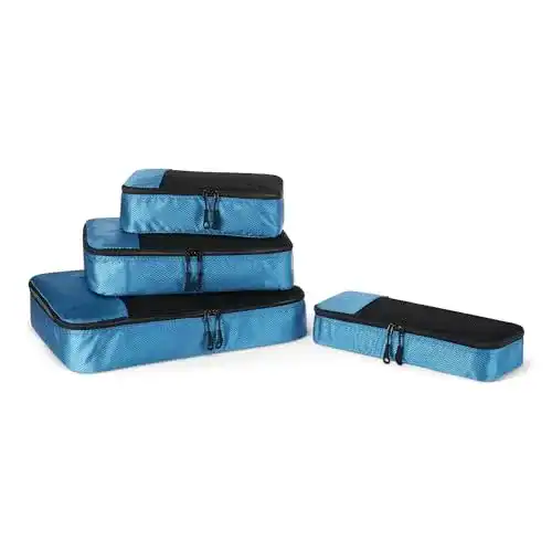 Kofferorganizer Amazon Basics Kleidertaschen-Set, 4-teilig