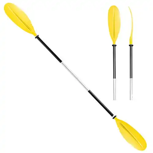 Kajak-Paddel Heimuni Aluminium Doppelpaddel 222 cm für Kajak und Kanu