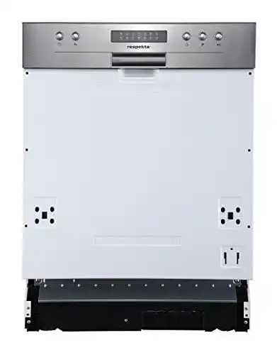 Respekta Spülmaschine teilintegriert 60 cm mit 6 Programmen und LED-Display