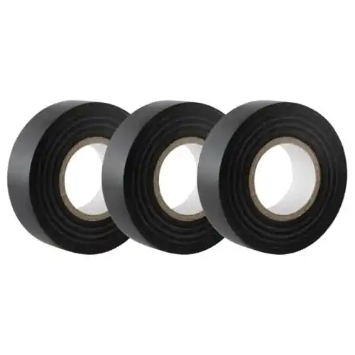 Isolierband GTSE in Schwarz, 19 mm x 20 m, strapazierfähig und flexibel