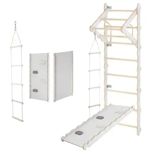 Sprossenwand MAMOI Klettergerüst für Kinderzimmer Indoor