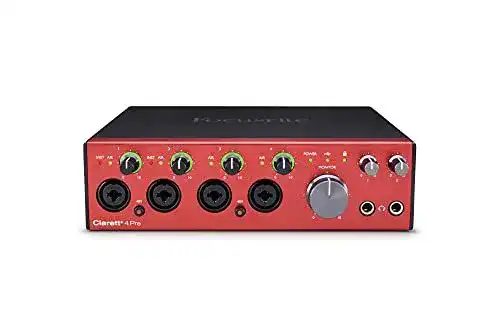 Audio-Interface Focusrite Clarett Plus 4Pre USB für professionelle Aufnahmen
